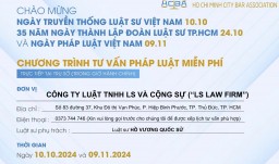 CHƯƠNG TRÌNH TƯ VẤN PHÁP LUẬT MIỄN PHÍ