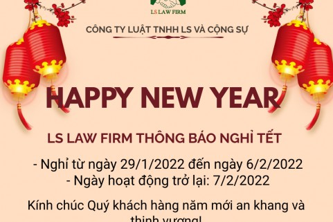 THÔNG BÁO LỊCH NGHỈ TẾT NGUYÊN ĐÁN NĂM 2022