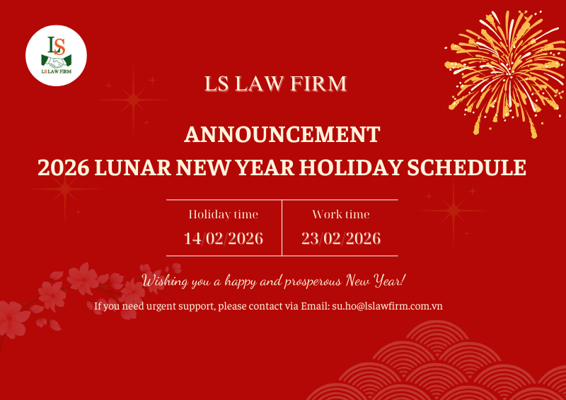 Announcement 2026 Lunar New Year Holiday Schedule