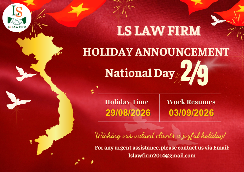 Holiday announcement for National Day 2/9